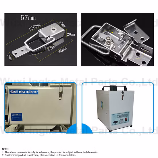 Yh9883 Edelstahl-Toggle Case Box Chest Trunk Latch Catches Hasps Clamps