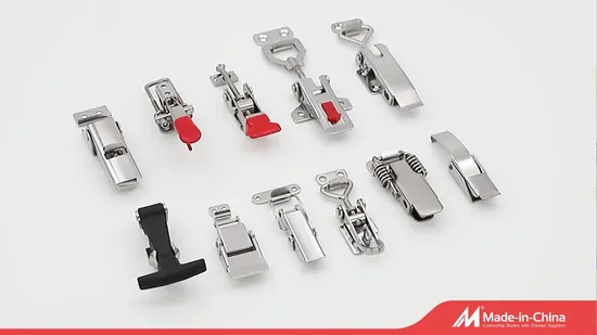 Handverriegelungsklemme, robuste, verstellbare Kniehebelklemme aus Edelstahl